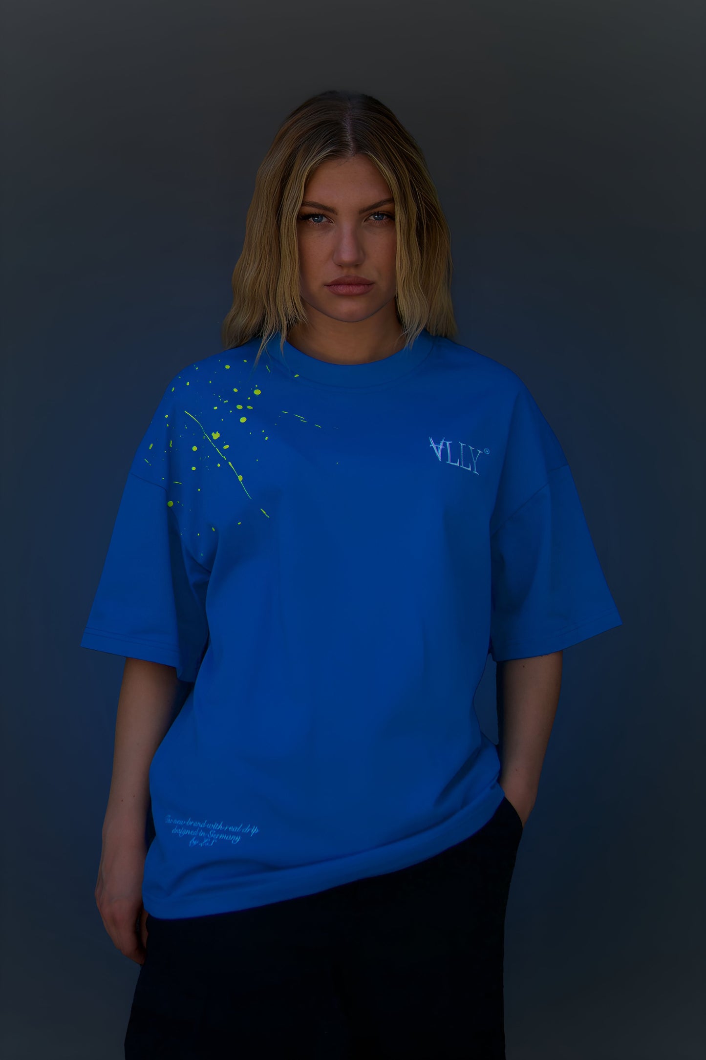 oversized T-Shirt blue