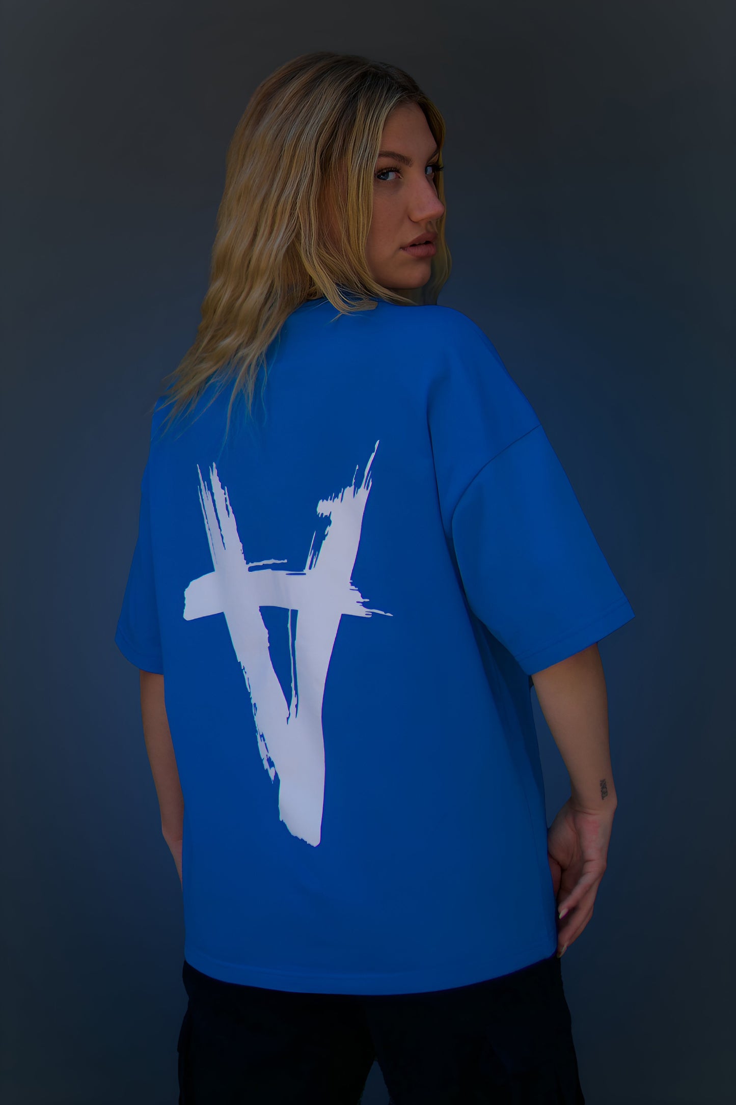 oversized T-Shirt blue