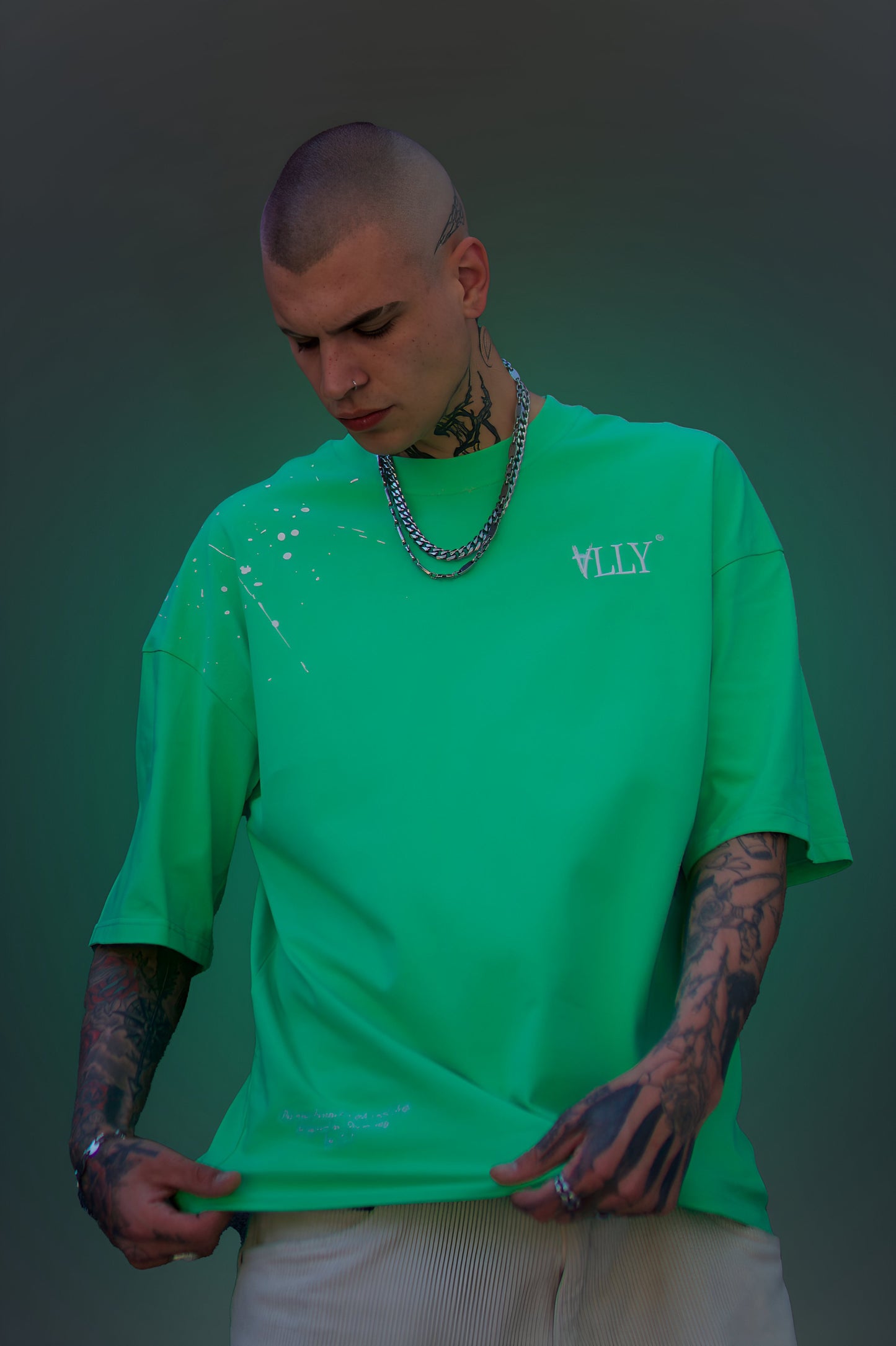 oversized T-Shirt green