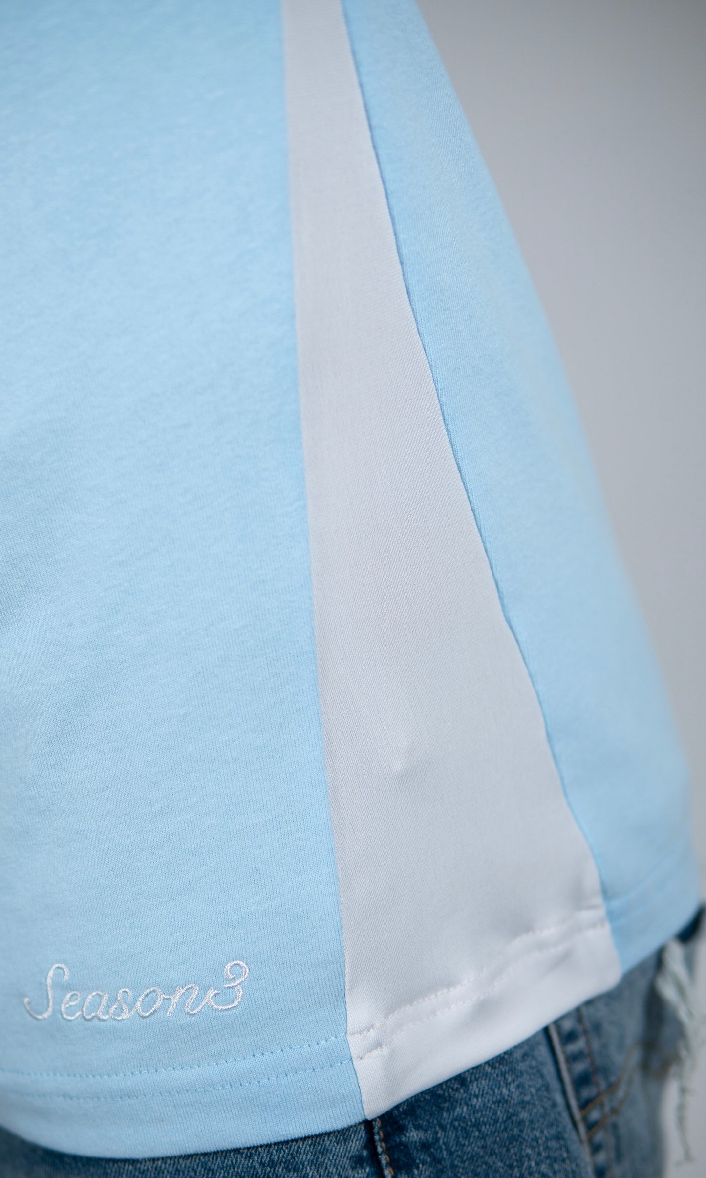 longsleeve T-Shirt babyblue